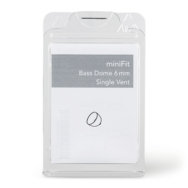 MiniFit Bass dome Single Vent - 6 mm