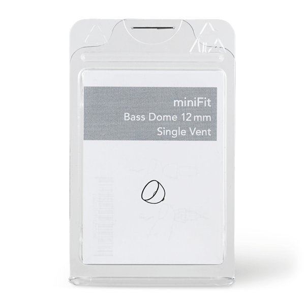 MiniFit Bass dome Single Vent - 12 mm