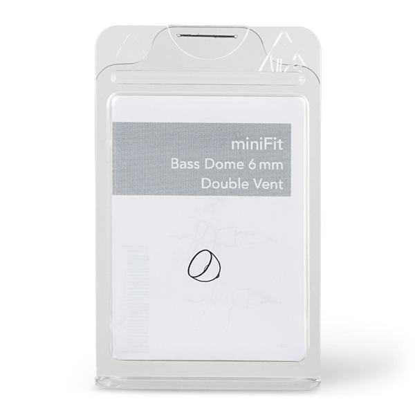 MiniFit Bass dome Double Vent - 6 mm