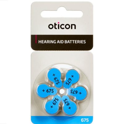 Oticon 675 Hörgerätebatterien