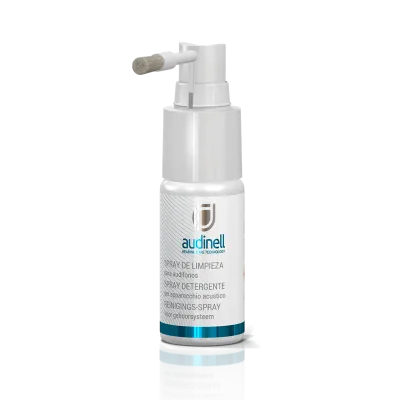 Picture of Cleaning Spray for hearing aid maintenance.