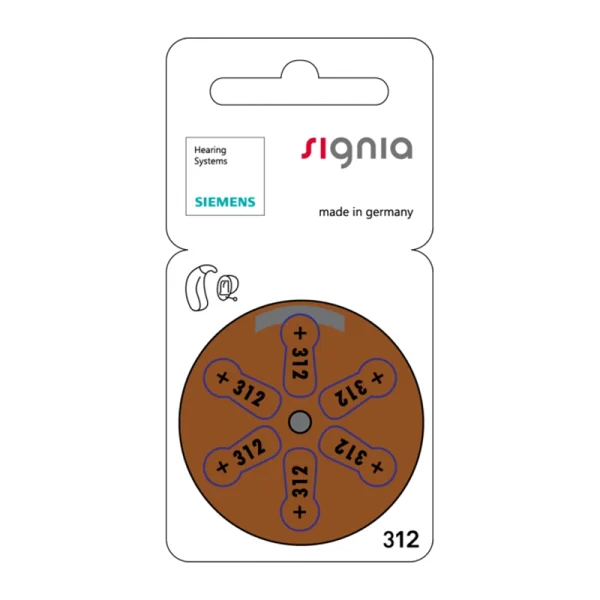 Signia 312 Battery 10821482